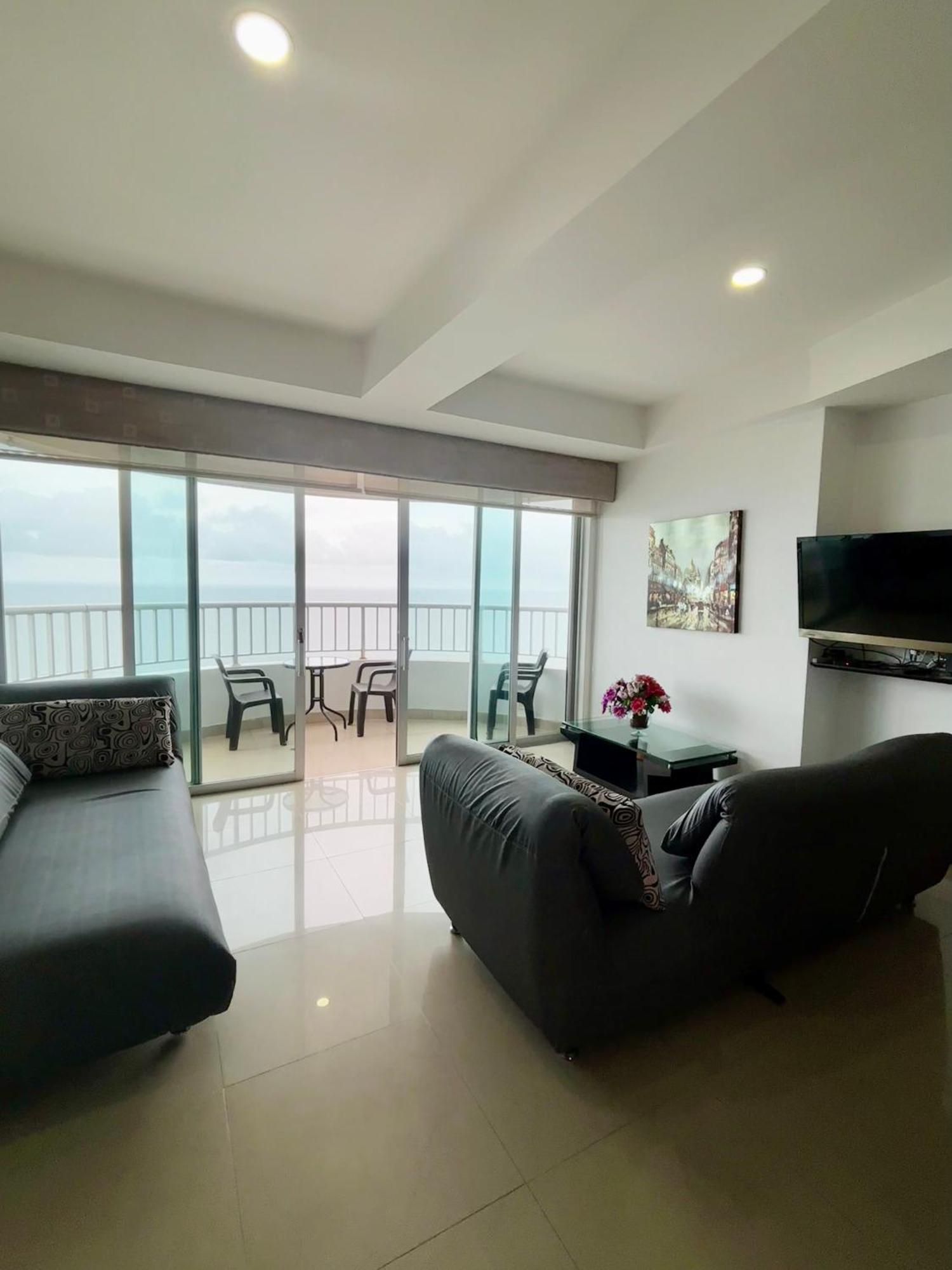 Paraiso En Bocagrande Con Vista Al Mar Cartagena Exterior foto