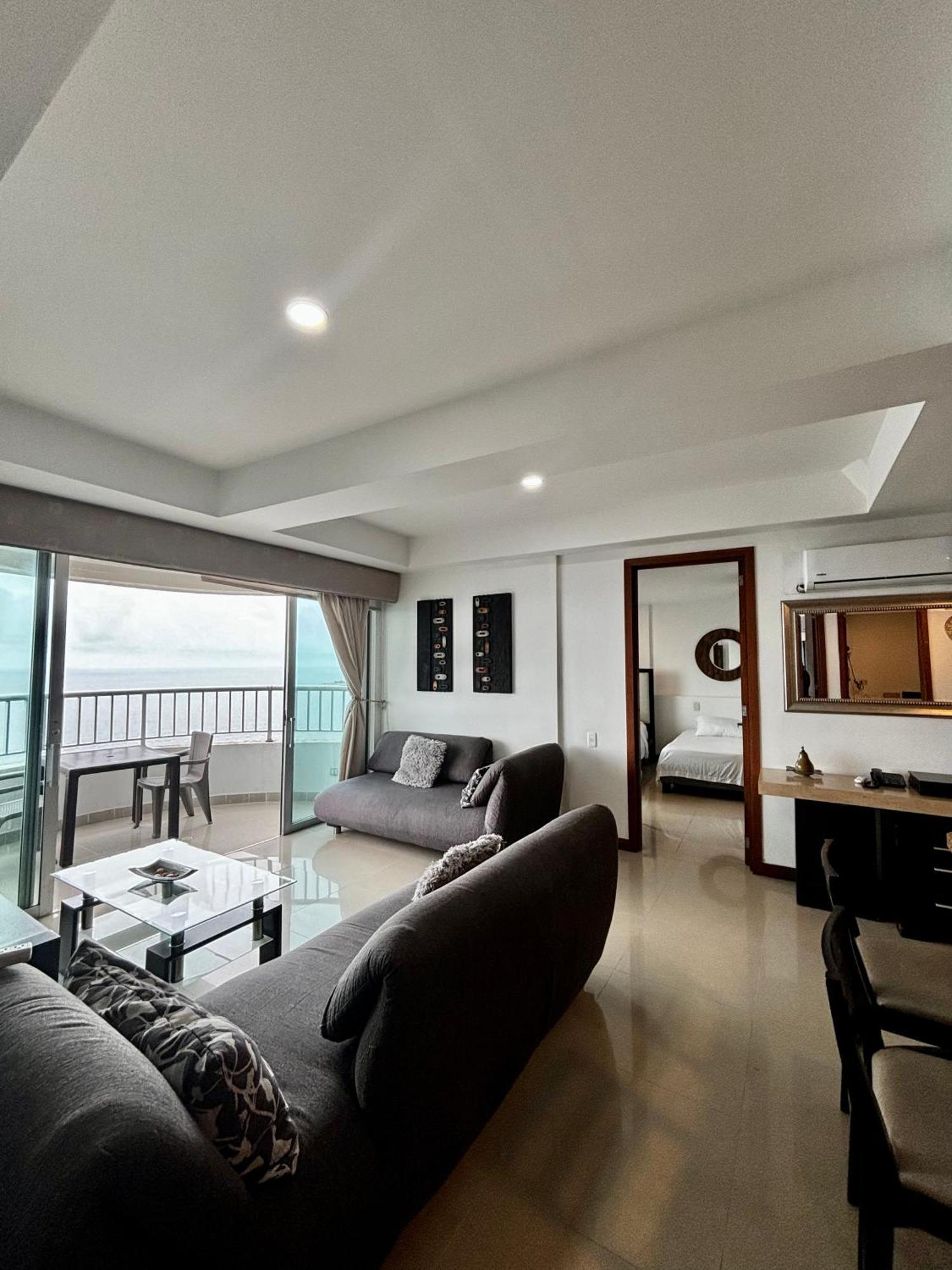 Paraiso En Bocagrande Con Vista Al Mar Cartagena Exterior foto