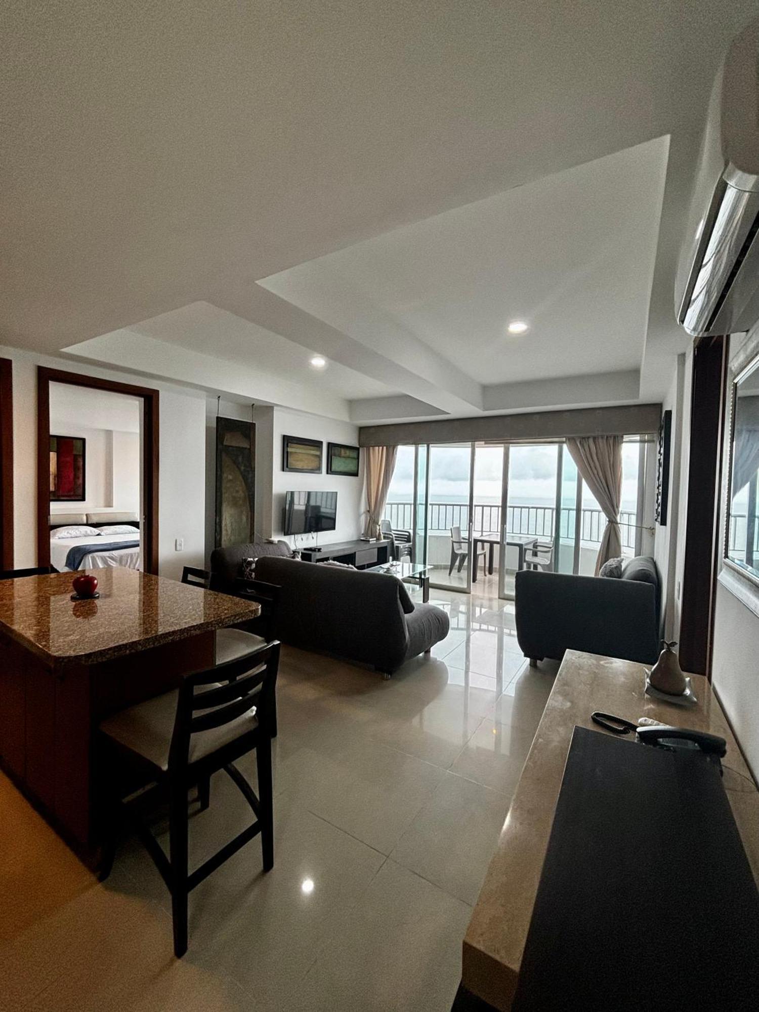 Paraiso En Bocagrande Con Vista Al Mar Cartagena Exterior foto